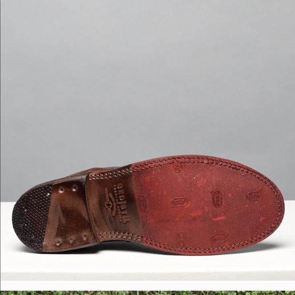 Bed Stu Organics Rose Teak Dip Dye Leather Loafers